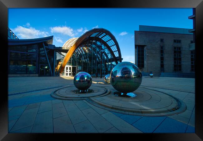 Sheffield Steel Balls Framed Print by Alison Chambers