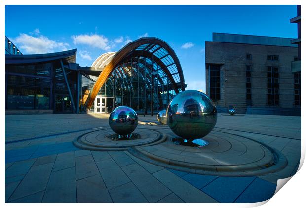 Sheffield Steel Balls Print by Alison Chambers