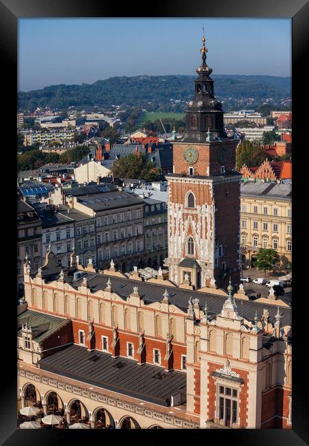 Old Town Of Krakow In Poland Framed Print by Artur Bogacki