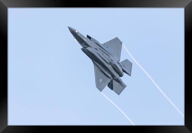 F-35A Lightning II taking off Framed Print by Jason Wells