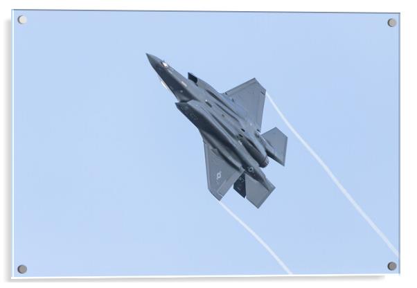 F-35A Lightning II taking off Acrylic by Jason Wells