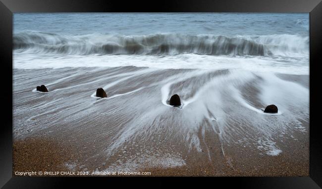 Fine art beach scene 1000 Framed Print by PHILIP CHALK