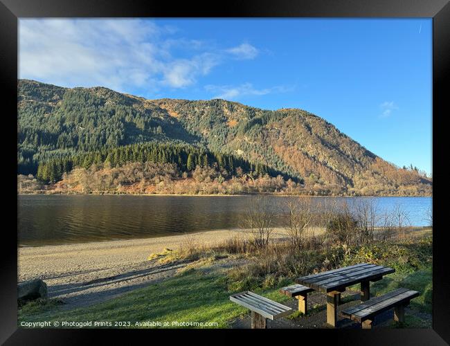 Loch Lubnaig in the Highlands of Scotland Framed Print by Photogold Prints