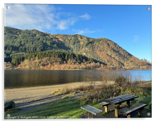 Loch Lubnaig in the Highlands of Scotland Acrylic by Photogold Prints
