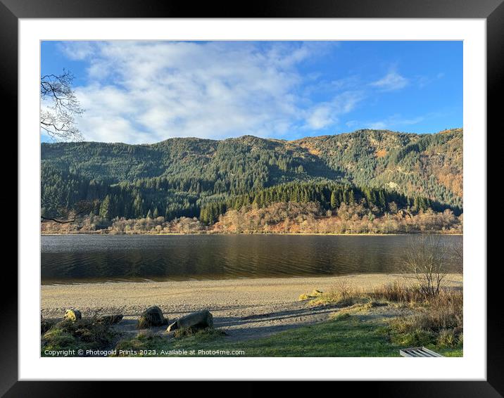  Loch Lubnaig , the  Highlands , Scotland Framed Mounted Print by Photogold Prints