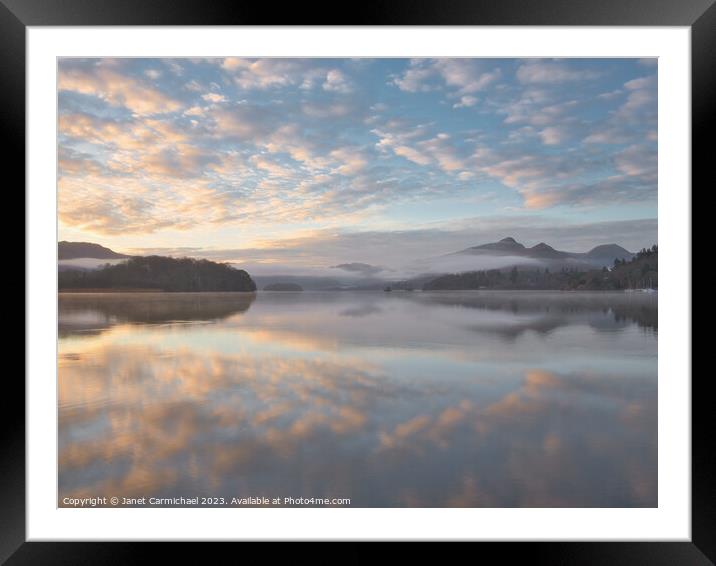 An Uninterrupted View of Sunrise Framed Mounted Print by Janet Carmichael