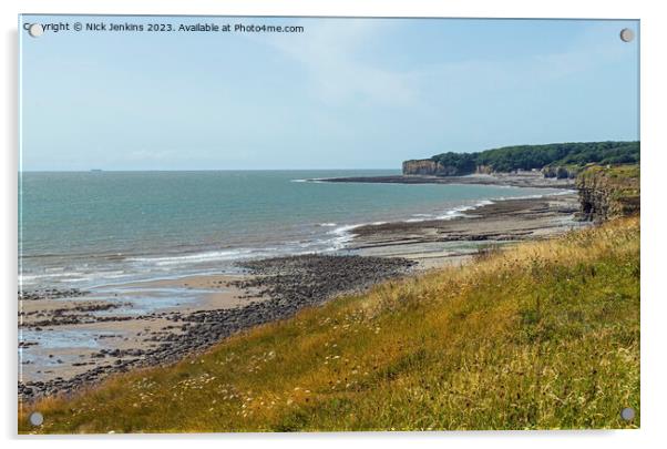The View across the Glamorgan Heritage Coast  Acrylic by Nick Jenkins