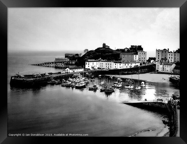 Tenby Harbour Framed Print by Ian Donaldson