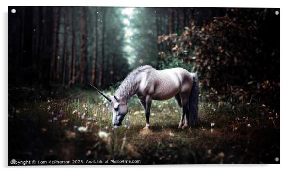 The Mythical Unicorn Acrylic by Tom McPherson