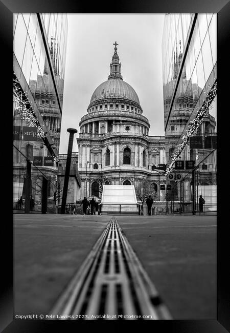 St Paul's Framed Print by Pete Lawless