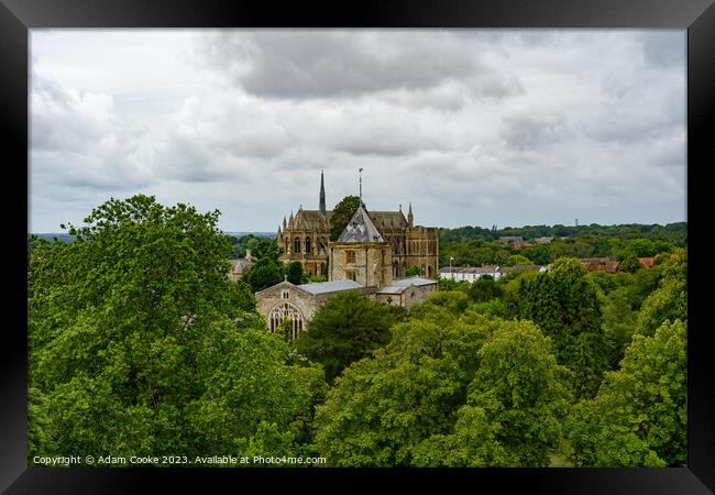 Arundel Cathedral of Our Lady & St Philip Howard | Framed Print by Adam Cooke
