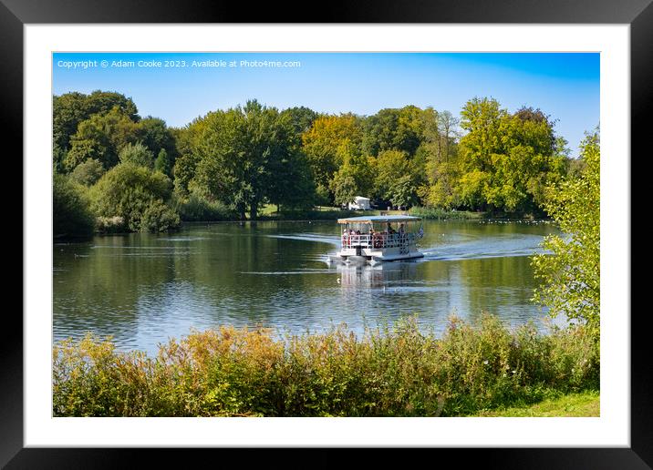 The Great Water | Leeds Castle  Framed Mounted Print by Adam Cooke