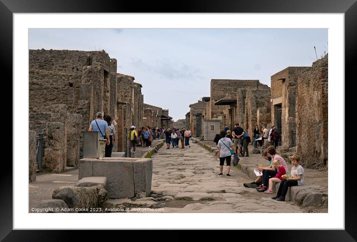 Pompei | Italy Framed Mounted Print by Adam Cooke