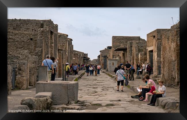 Pompei | Italy Framed Print by Adam Cooke