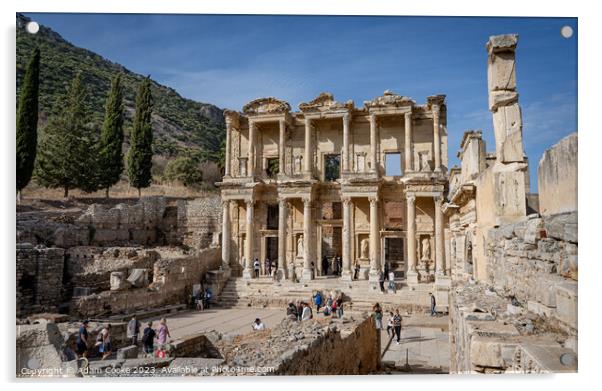 Library of Celsus | Ephesus | Kushadasi | Turkey Acrylic by Adam Cooke
