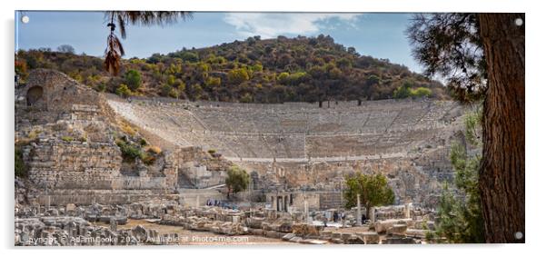 Ephesus Ancient Amphitheatre | Kushadasi | Turkey Acrylic by Adam Cooke