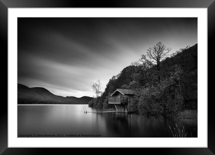 Duke of Portland Boathouse Framed Mounted Print by Dave Bowman