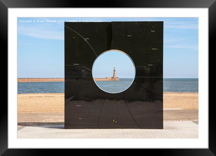 Sculpture "C" Roker Framed Mounted Print by Bryan Attewell