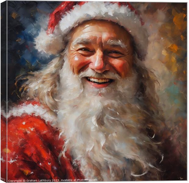 Santa Claus Canvas Print by Graham Lathbury