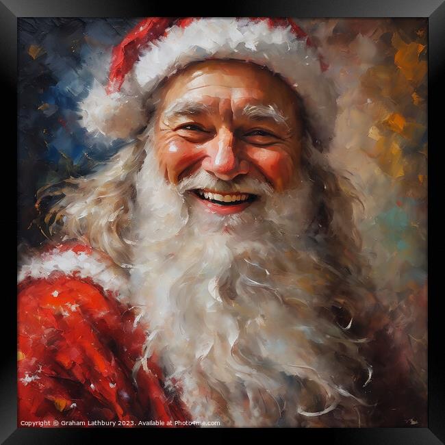 Santa Claus Framed Print by Graham Lathbury