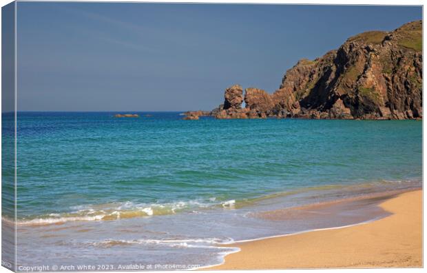 Dalmore Beach, Isle of Lewis, Outer Hebrides, Scot Canvas Print by Arch White