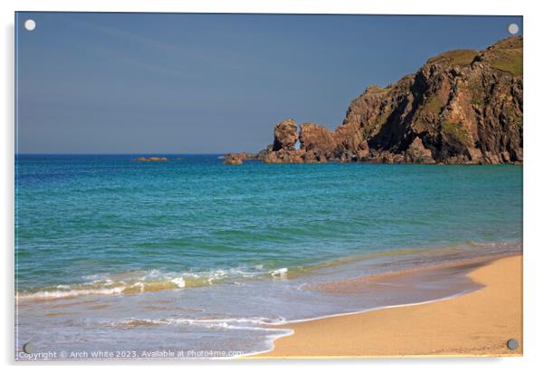 Dalmore Beach, Isle of Lewis, Outer Hebrides, Scot Acrylic by Arch White