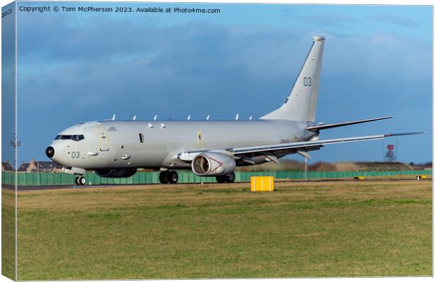 Boeing’s Poseidon MRA1 (P-8A) Canvas Print by Tom McPherson