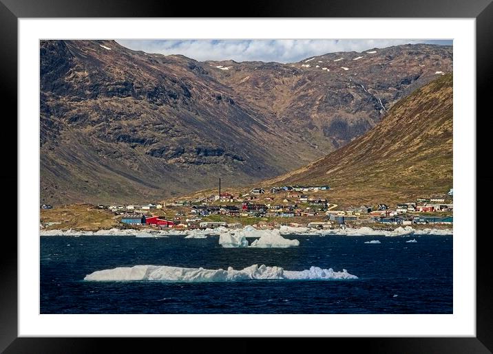 Narsaq Greenland Framed Mounted Print by Martyn Arnold