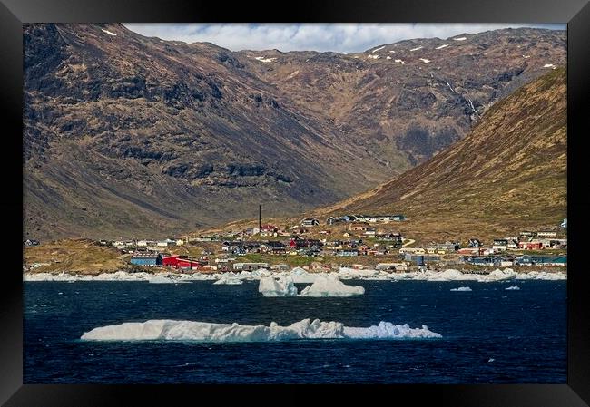 Narsaq Greenland Framed Print by Martyn Arnold