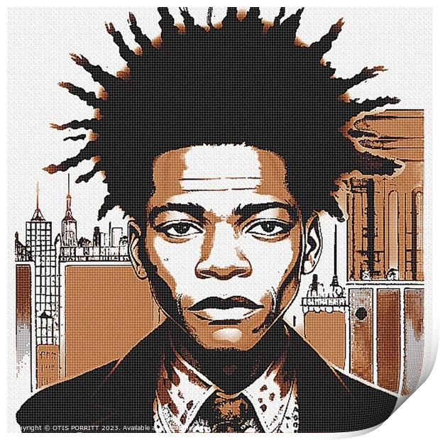 Jean-Michel Basquiat NYC 2 Print by OTIS PORRITT