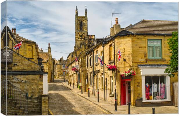 Honley Huddersfield  Canvas Print by Alison Chambers