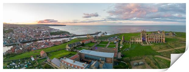Whitby Panorama Print by Apollo Aerial Photography