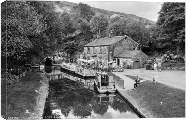 Tunnel End Standedge Marsden Canvas Print by Diana Mower