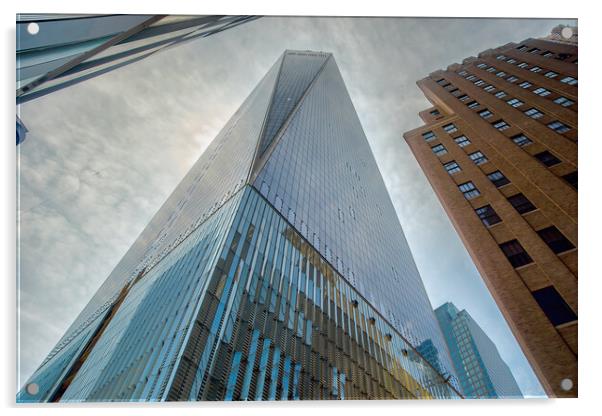  The One World Trade Centre (OWTC) New York City  Acrylic by Alan Matkin