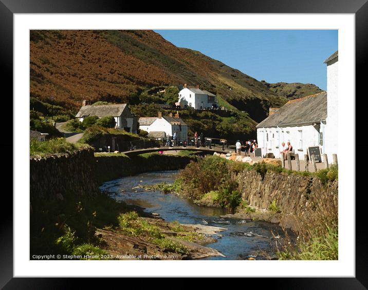 A Sunny Seat Framed Mounted Print by Stephen Hamer