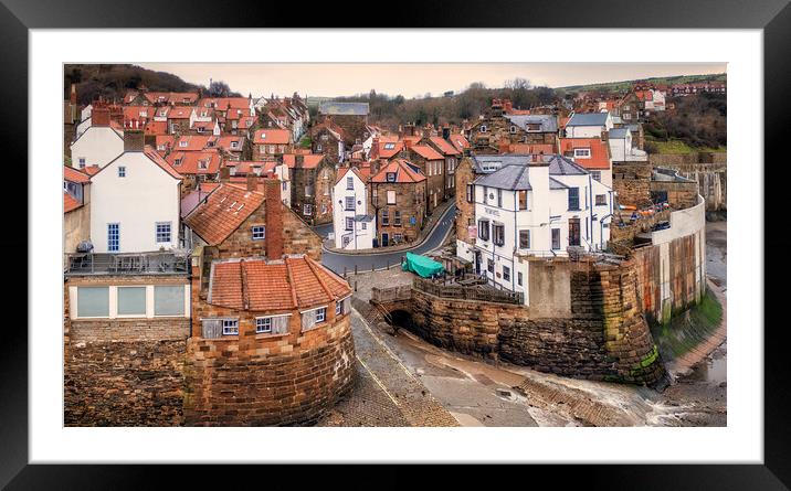 The Bay Hotel Robin Hood's Bay Framed Mounted Print by Tim Hill