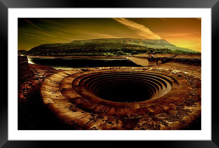In to the Abyss Framed Mounted Print by K7 Photography