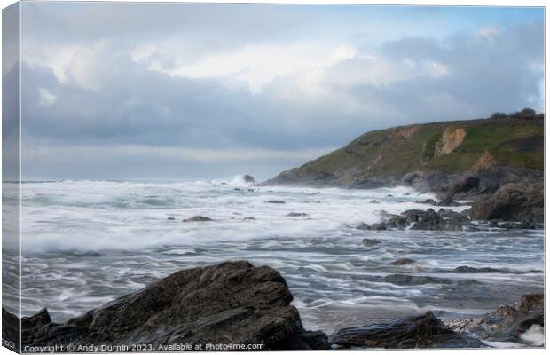 Dollar Cove Cornwall Canvas Print by Andy Durnin