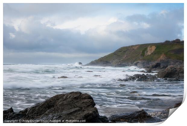 Dollar Cove Cornwall Print by Andy Durnin
