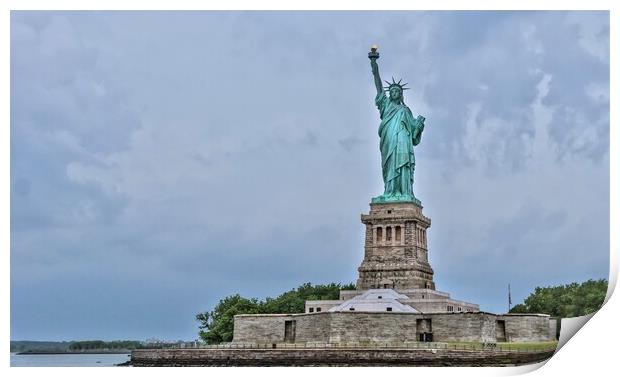 Statue of Liberty Print by Alan Matkin