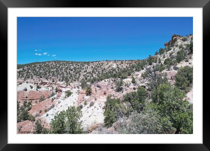 Desert landscape Utah Framed Mounted Print by Arun 