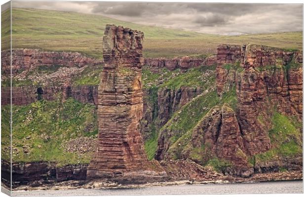 Old Man of Hoy, Orkney Islands Canvas Print by Martyn Arnold