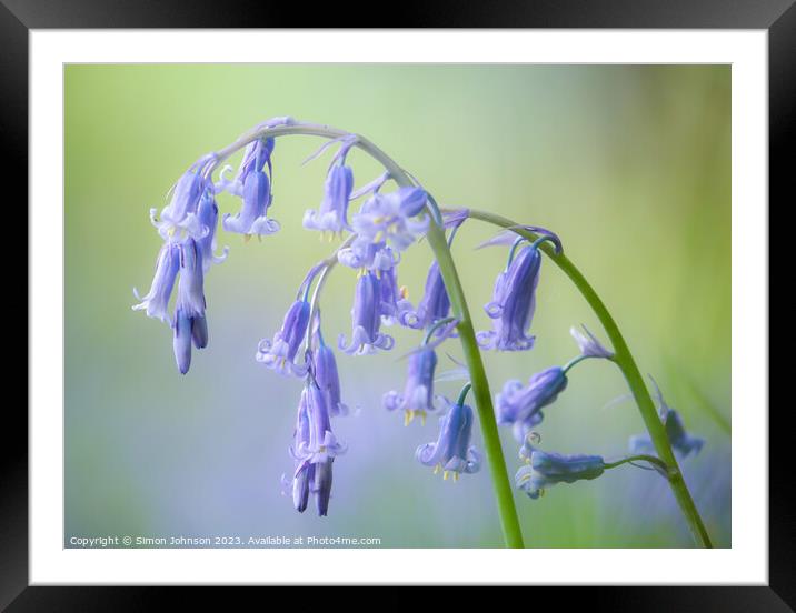 Abstract nonphoto Framed Mounted Print by Simon Johnson