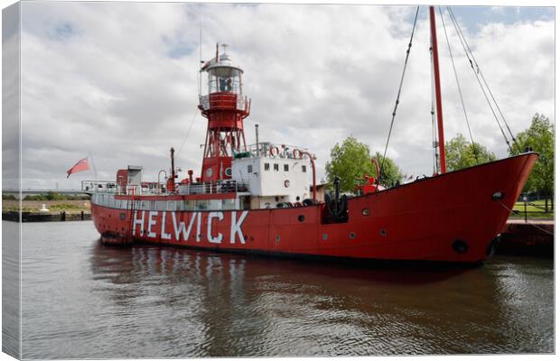 Helwick Lightship Cardiff Canvas Print by Kevin Round