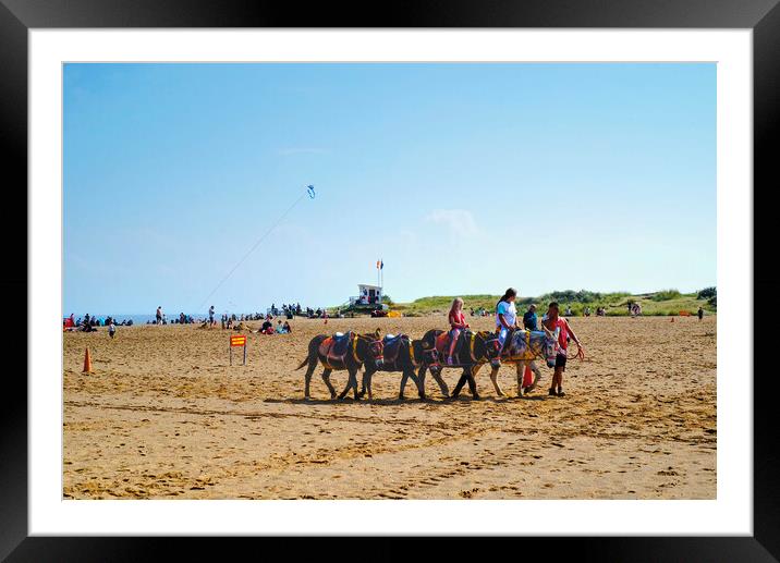 Skegness Beach Framed Mounted Print by Alison Chambers