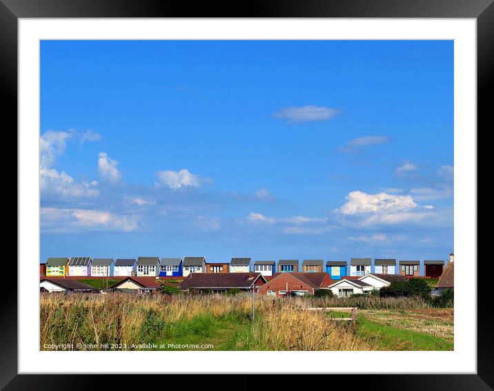 Sutton-on-sea, Lincolnshire. Framed Mounted Print by john hill