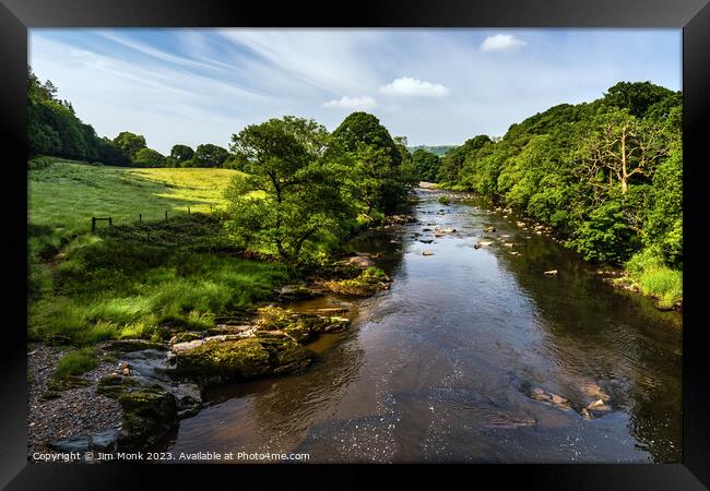 River Rawthey, Yorkshire Dales Framed Print by Jim Monk