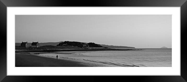 Prestwick at sunset Framed Mounted Print by Allan Durward Photography