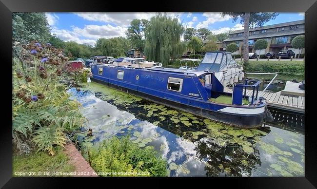 Life Afloat Framed Print by Ian Homewood