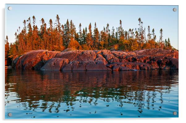Pukaskwa National Park Acrylic by Dave Reede